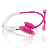 Stéthoscope Acoustica® - Blanc / Pinkalloy - Site officielle de MDF Instruments France