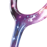 ProCardial® Titane Adulte Stéthoscope Cardiologie - Galaxy / BlackOut avec Étui - MDF Instruments France