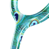 ProCardial® Titane Adulte Stéthoscope Cardiologie - Peacock / Or Rose avec Étui - MDF Instruments France