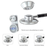 MD One® Epoch® Titane - Stéthoscope Adulte - Paws / Argent avec Étui - Site officielle de MDF Instruments France
