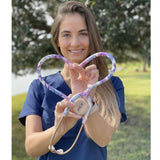 MD One® Epoch® Titane Adulte Stéthoscope - Monet/Or Rose - MDF Instruments France