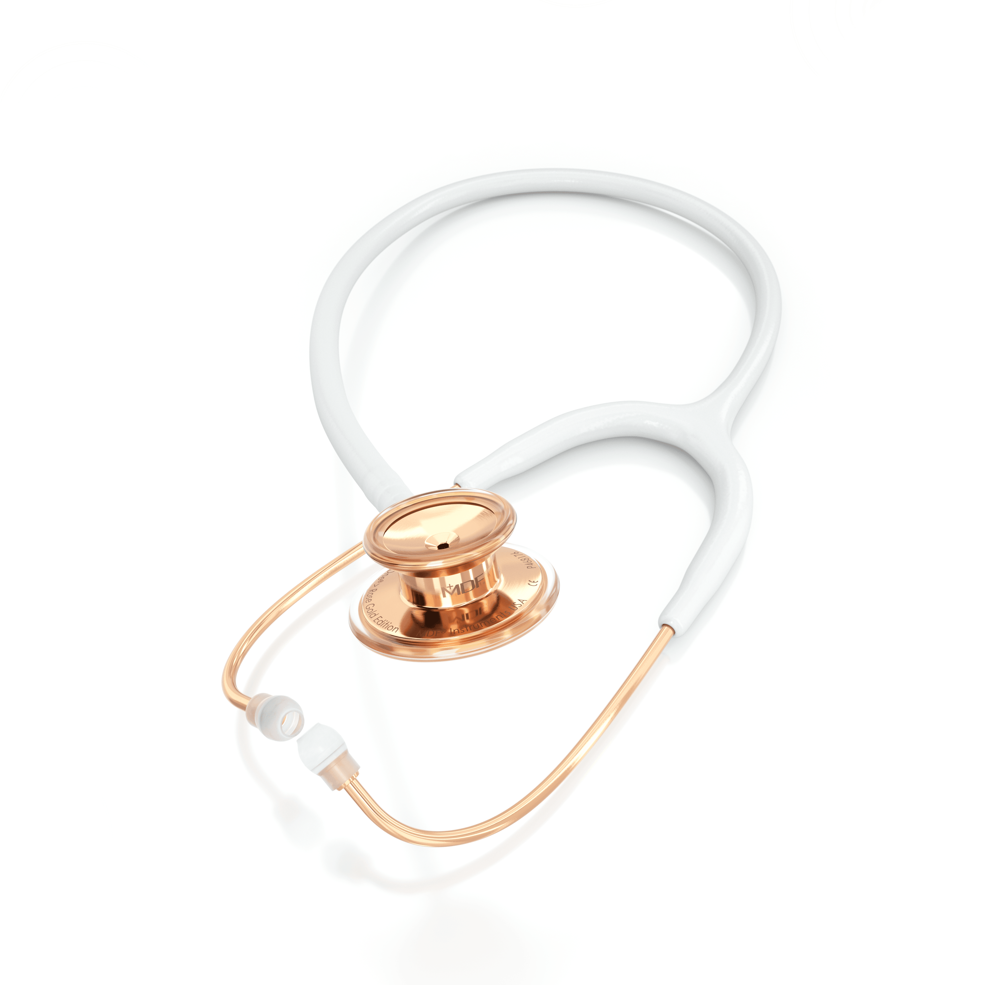 MD One® - Stéthoscope Adulte - Blanc / Or Rose - Site Officiel de MDF Instruments France