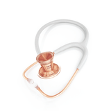 ProCardial® Titane Adulte Stéthoscope Cardiologie - Blanc à Paillettes / Or Rose - MDF Instruments France