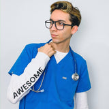 ProCardial® Acier Inoxydable Adulte Stéthoscope Cardiologie - Bleu Royal - MDF Instruments France