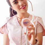 Acoustica® Stéthoscope - Blanc / Or rose mat - MDF Instruments France