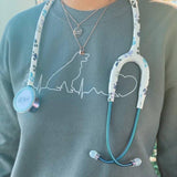 MD One® Epoch® Titane - Stéthoscope Adulte - Paws / Kaléidoscope avec Étui - Site officielle de MDF Instruments France