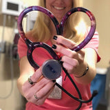 ProCardial® Titane - Stéthoscope de Cardiologie Adulte - Galaxy  / BlackOut avec Étui - Site Officiel de MDF Instruments France