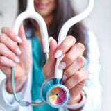 ProCardial® Titane - Stéthoscope de Cardiologie Adulte - Blanc / Kaleidoscope - Site officielle de MDF Instruments France