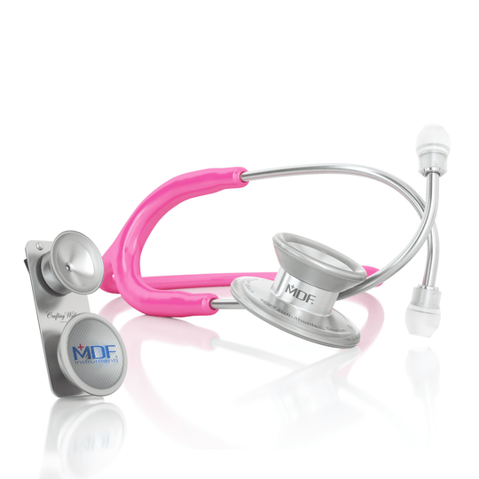 MD One® Epoch® Titane - Stéthoscope Adulte & Pédiatrique - Fuchsia - Site officielle de MDF Instruments France