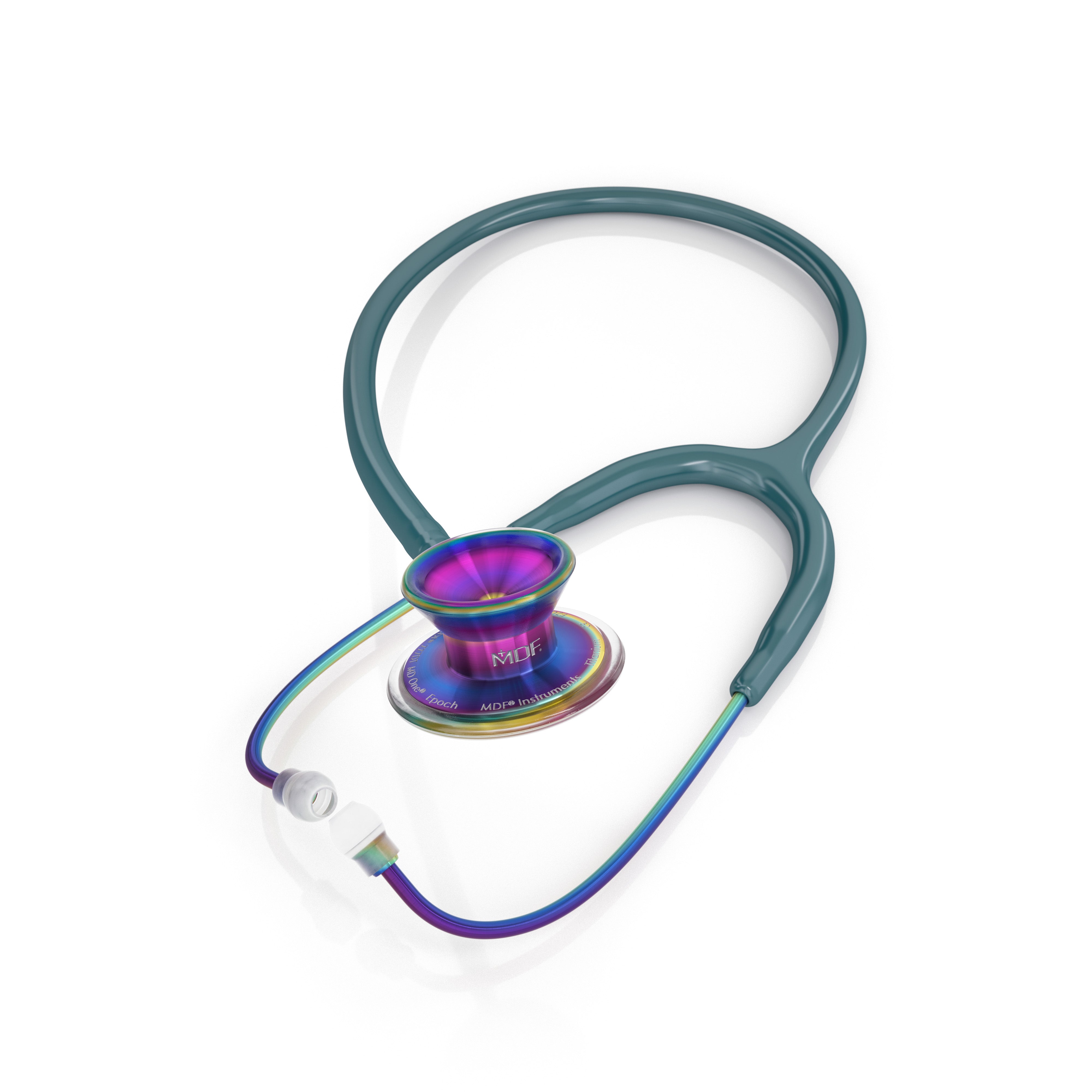 MD One® Epoch® Titanium - Adult Stethoscope -Vert Aqua/Kaléidoscope