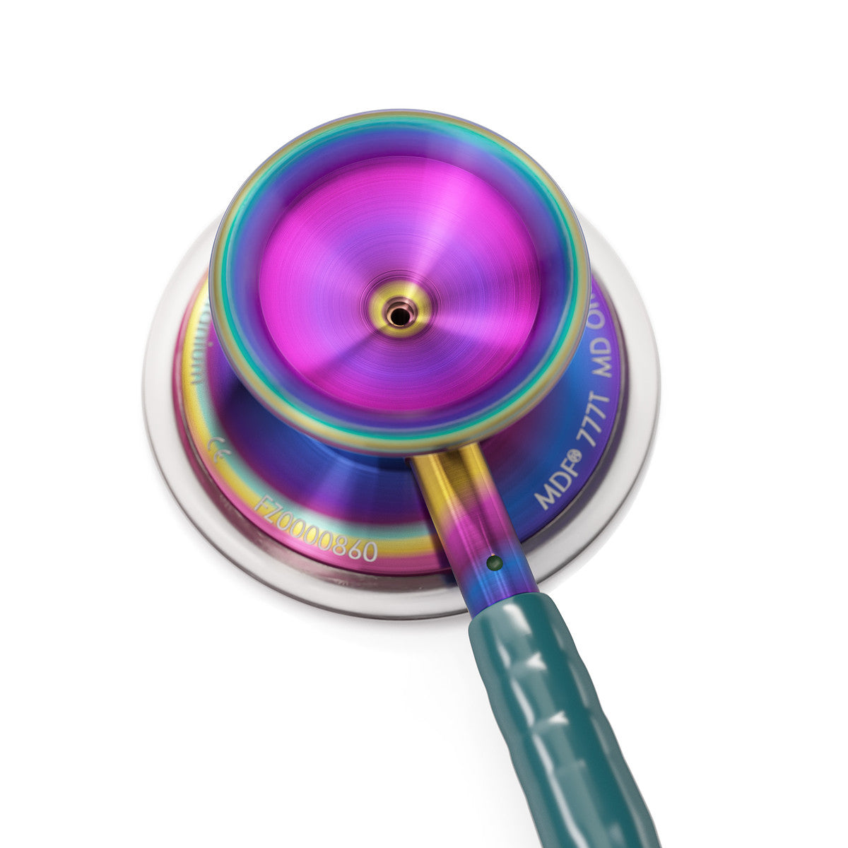 MD One® Epoch® Titanium - Adult Stethoscope -Vert Aqua/Kaléidoscope