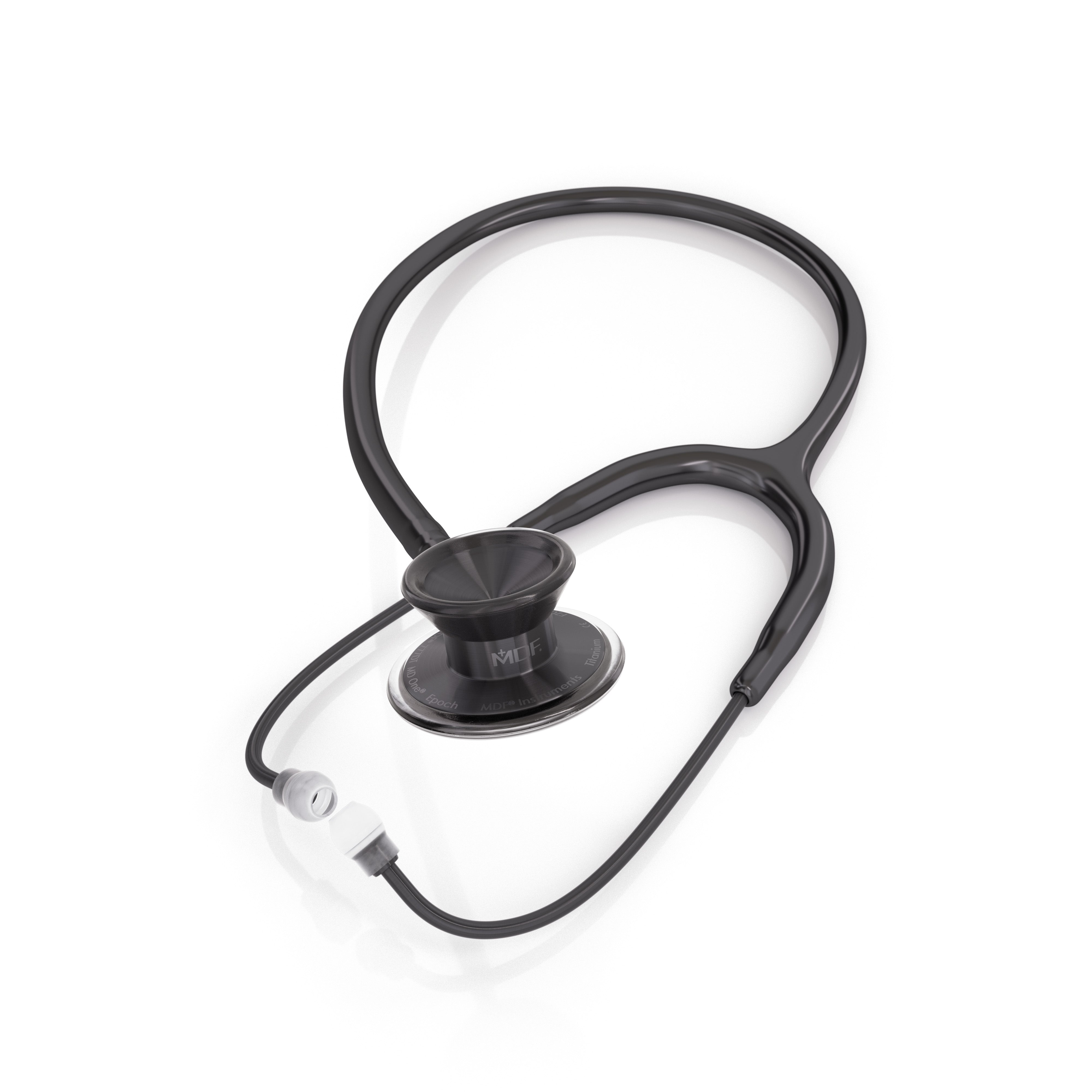 MD One® Epoch® Titanium - Adult Stethoscope -Noir/Metallica