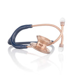 MD One® Epoch® Titanium - Adult Stethoscope - Bleu Marine/Or rose