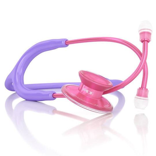 Stéthoscope Acoustica® - Violet Pastel / Pinkore - Site officielle de MDF Instruments France