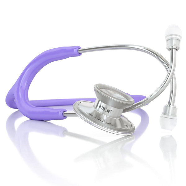 Acousticaå¨ Adult Aluminum Silver Pastel Purple Stethoscope - MDF747XP07