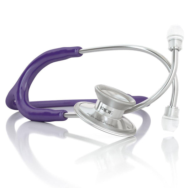 Acousticaå¨ Adult Aluminum Silver Purple Stethoscope - MDF747XP08