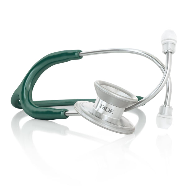 MDFå¨ MD Oneå¨ Epoch Titanium Stethoscope - Emerald Green - Silver