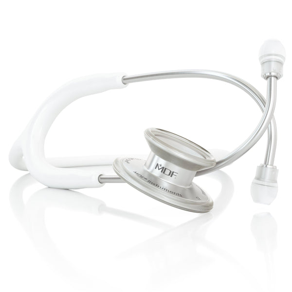 MDFå¨ MD Oneå¨ Adult Stainless Steel Stethoscope - Silver - White