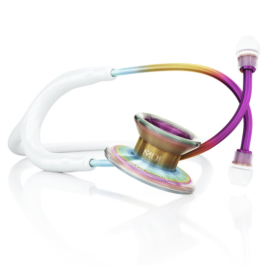 MDFå¨ MD One Epoch Titanium Stethoscope - Kaleidoscope - White