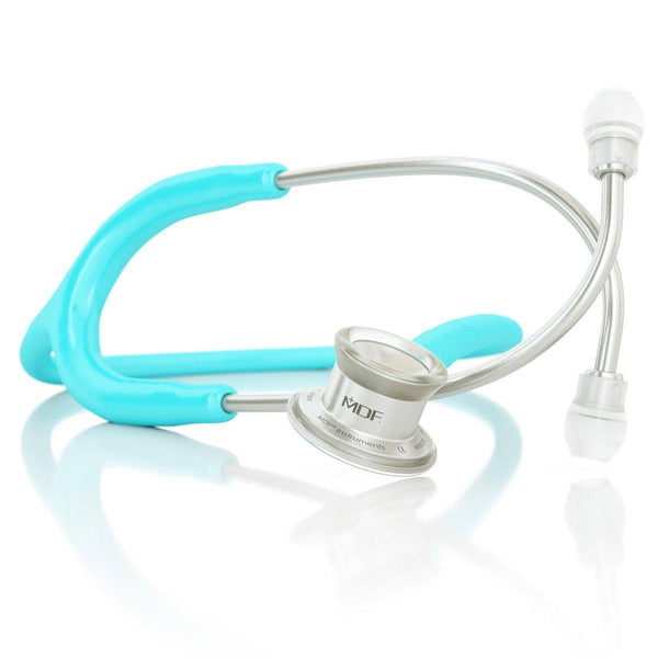 MDFå¨ MD One Infant Stainless Steel Stethoscope - Silver - Pastel Blue