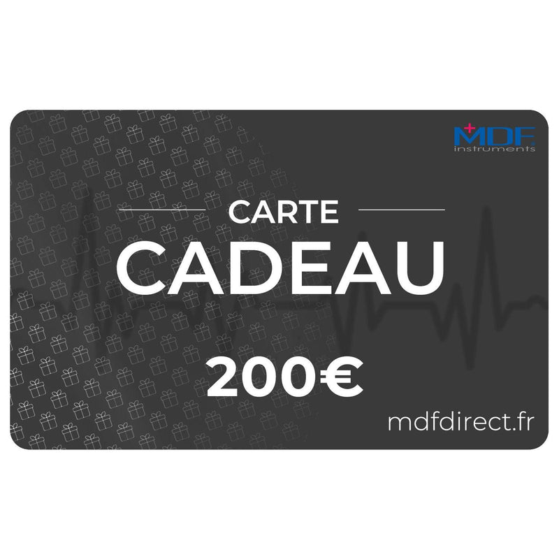 CARTE-CADEAU MDFDIRECT.FR - 200€ - Site officielle de MDF Instruments France