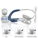 MD One® Epoch® Titane - Stéthoscope Adulte & Pédiatrique - Bleu marine - Site Officiel de MDF Instruments France