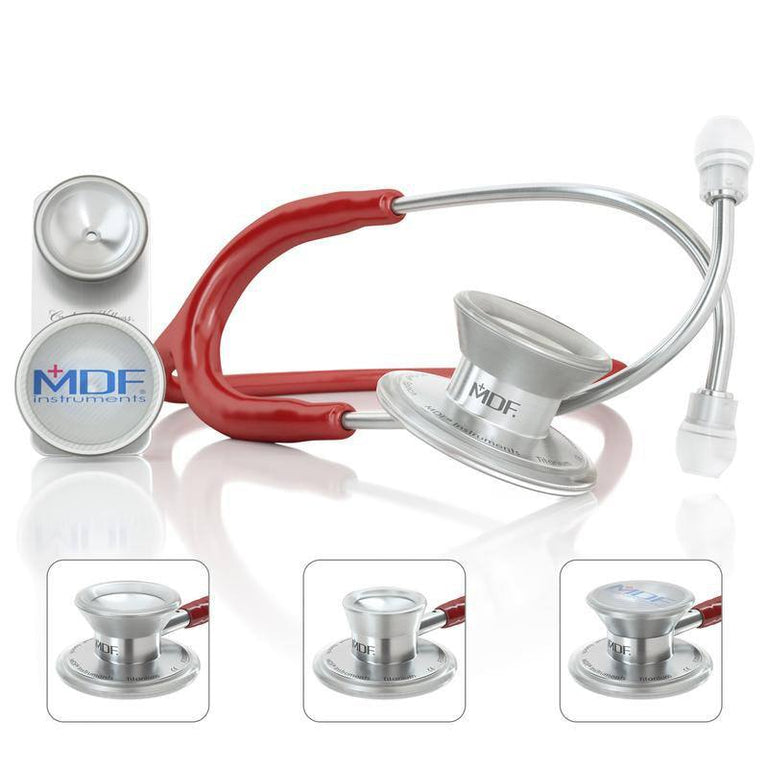 MDF MD One Epoch Titane - Stéthosocpe léger en titane, Stéthoscope  professionnel pour adultes et pédiatrie - Pavillon Double