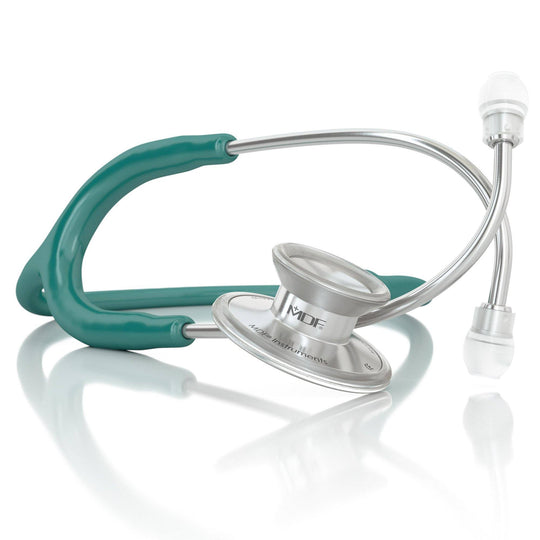 Acoustica® Stéthoscope - Vert émeraude - MDF Instruments France