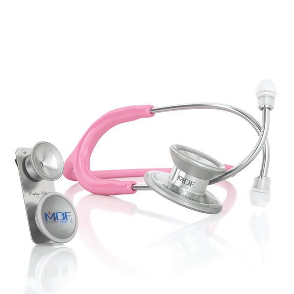 MD One® Epoch® Titane Adulte & Pédiatrique Stéthoscope - Rose - MDF Instruments France