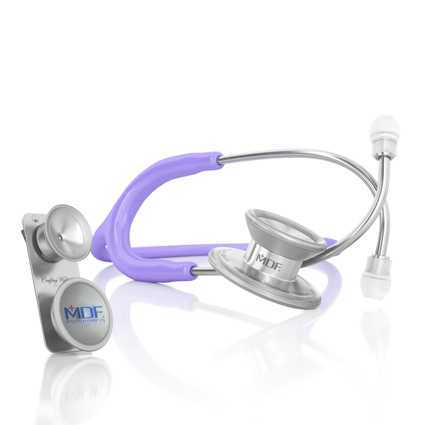 MD One® Epoch® Titane Adulte & Pédiatrique Stéthoscope - Violet Pastel - MDF Instruments France