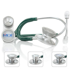 MD One® Epoch® Titane - Stéthoscope Adulte & Pédiatrique - Vert émeraude - Site Officiel de MDF Instruments France