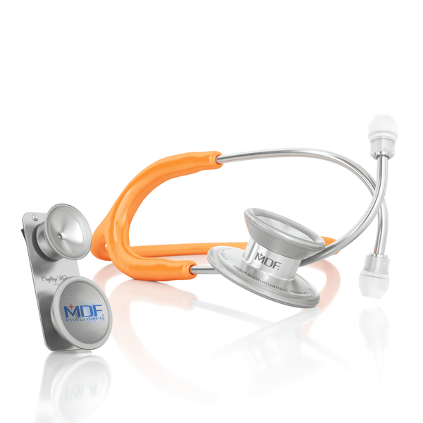 MD One® Epoch® Titane Adulte & Pédiatrique Stéthoscope - Orange - MDF Instruments France