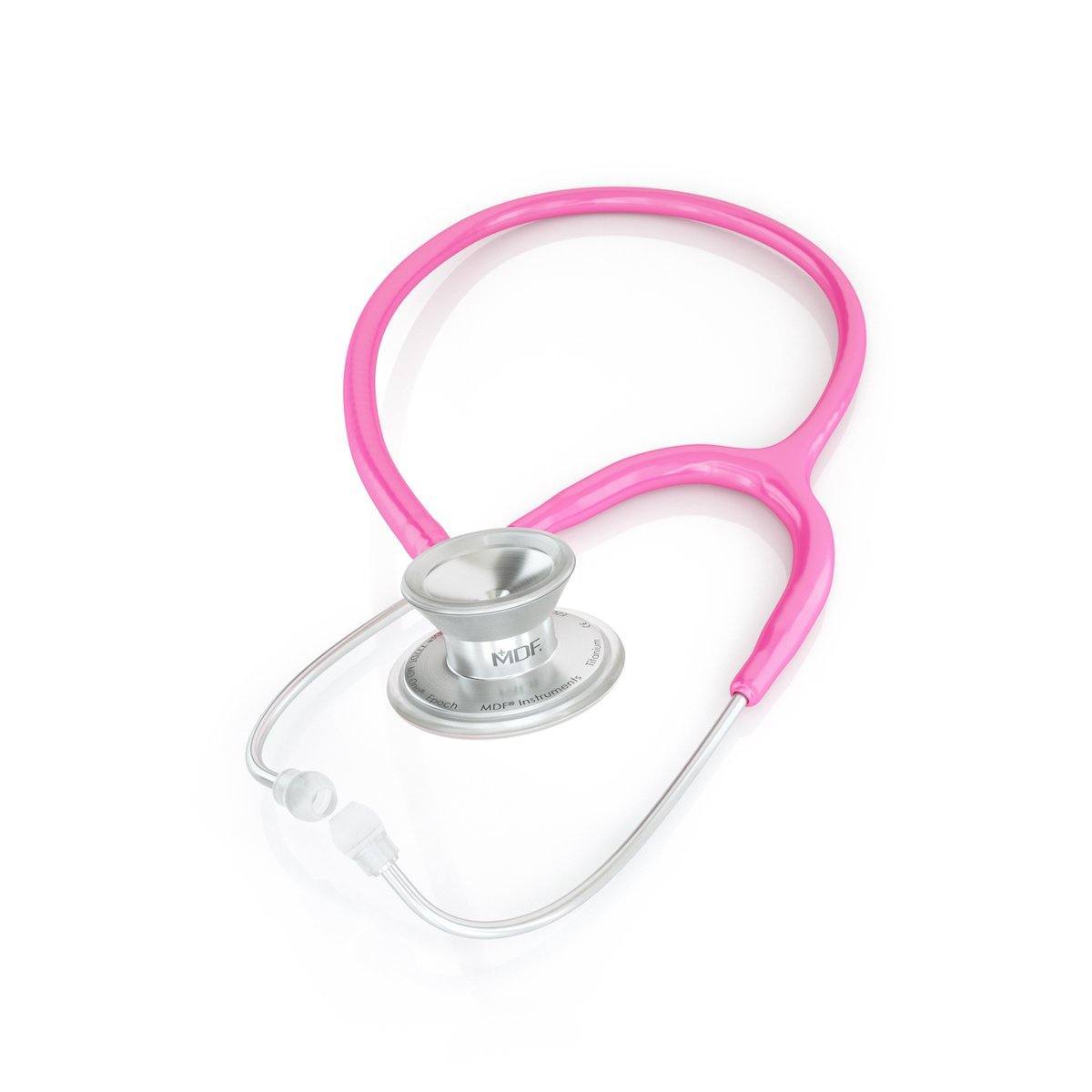 MDFå¨ MD Oneå¨ Epoch Titanium Stethoscope - Silver - Fuchsia