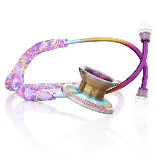 MD One® Epoch® Titane Adulte Stéthoscope - Purpaisely / Kaléidoscope - MDF Instruments France