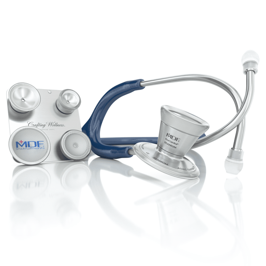 ProCardial® Stéthoscope Adulte & Pédiatrique & Nourrisson de Cardiologie - Bleu Marine - Site Officiel de MDF Instruments France