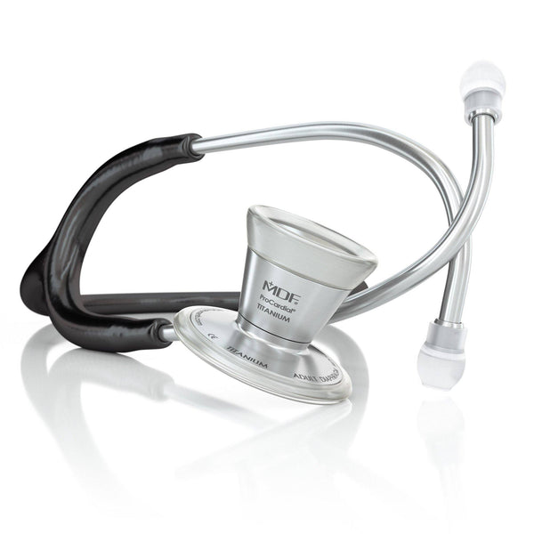 ProCardial® Titane Adulte Stéthoscope Cardiologie - Noir - MDF Instruments France