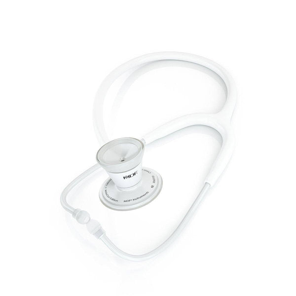 ProCardial® Acier Inoxydable Adulte Stéthoscope Cardiologie- WhiteOut / Blanc - MDF Instruments France