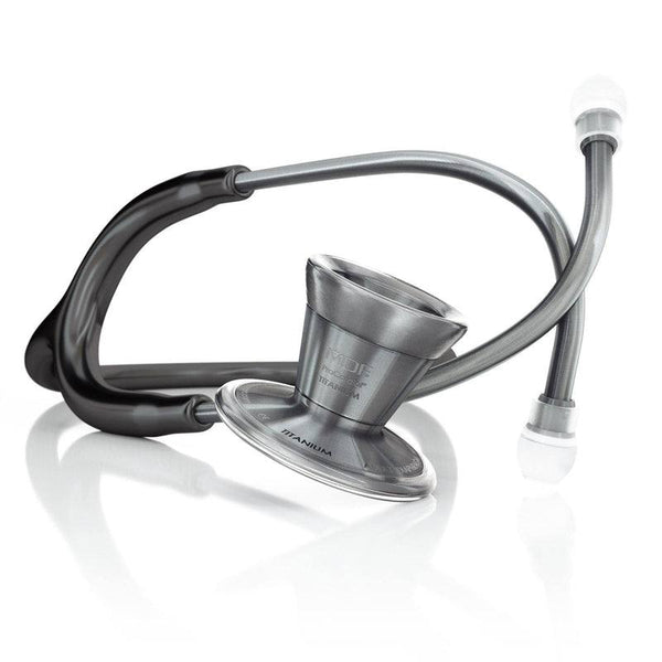 ProCardial® Titane - Stéthoscope de Cardiologie Adulte - Noir / Metalika - Site officielle de MDF Instruments France
